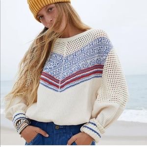 Free People Geo Party Pullover